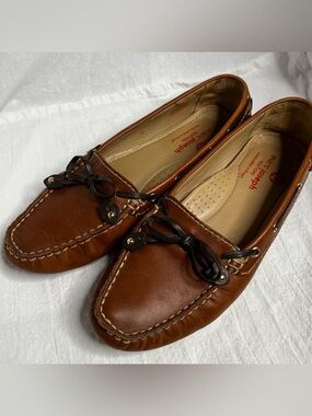 Marc Joseph NY Brown Leather Driving Loafers Women’s Size 7 Comfort Flats